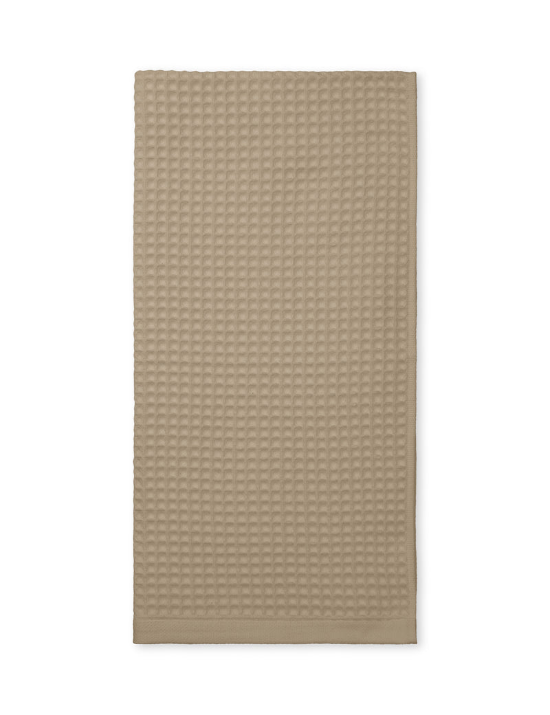 Elvang Denmark Waffle badehåndklæde 70x140 cm Terry towels Taupe