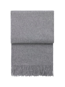 Elvang Denmark Classic plaid Throw Light grey