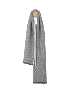 Elvang Denmark Edinburgh tørklæde Scarf Light grey/grey