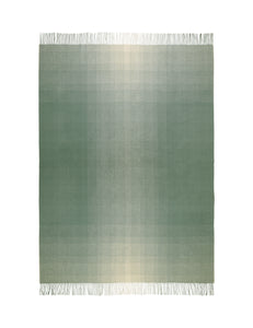 Elvang Denmark Horizon plaid Throw Botanic green