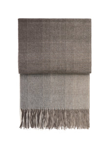 Elvang Denmark Horizon plaid Throw Brown