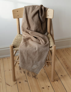 Elvang Denmark Horizon plaid Throw Camel