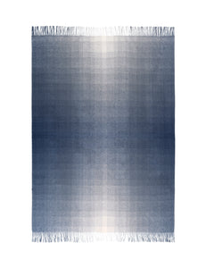 Elvang Denmark Horizon plaid Throw Dark blue