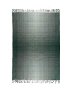 Elvang Denmark Horizon plaid Throw Evergreen