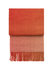 Elvang Denmark Horizon plaid Throw Terracotta