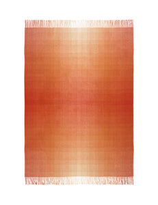 Elvang Denmark Horizon plaid Throw Terracotta