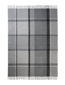 Elvang Denmark Manhattan plaid Throw Grey