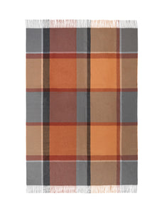 Elvang Denmark Manhattan plaid Throw Terracotta/red magma