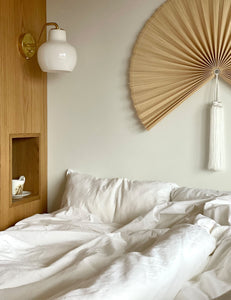 Elvang Denmark Star dynebetræk 140x220 cm Bed linen White